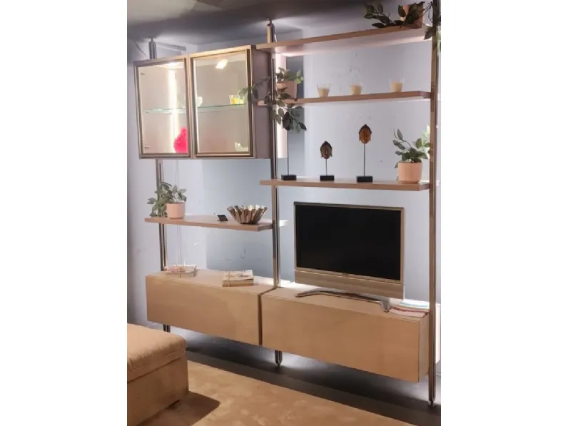 Soggiorno completo Living moretti design (mercantini) di Mercantini in laccato opaco in Offerta Outlet
