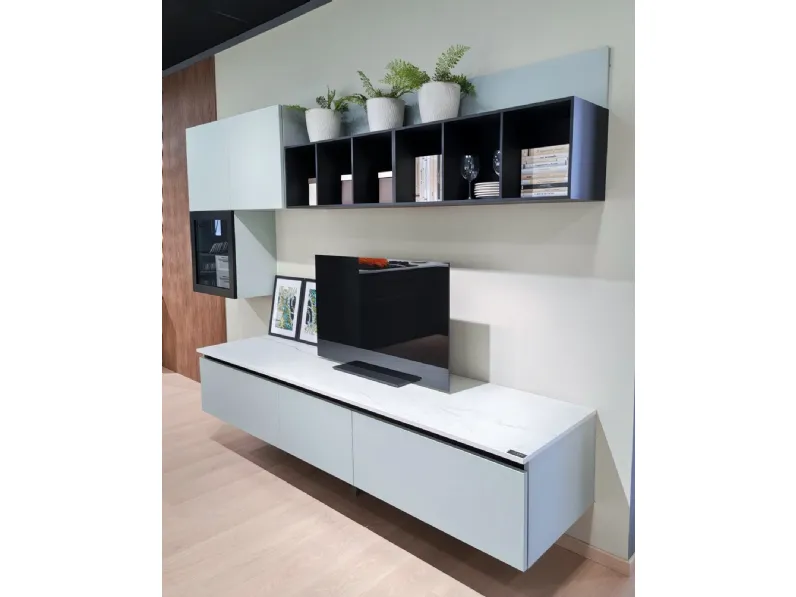 Soggiorno completo Micra di Evo cucine in stile moderno in offerta
