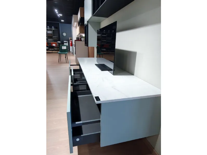 Soggiorno completo Micra di Evo cucine in stile moderno in offerta