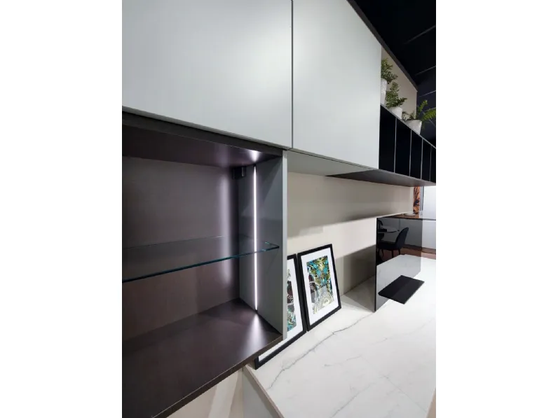 Soggiorno completo Micra di Evo cucine in stile moderno in offerta