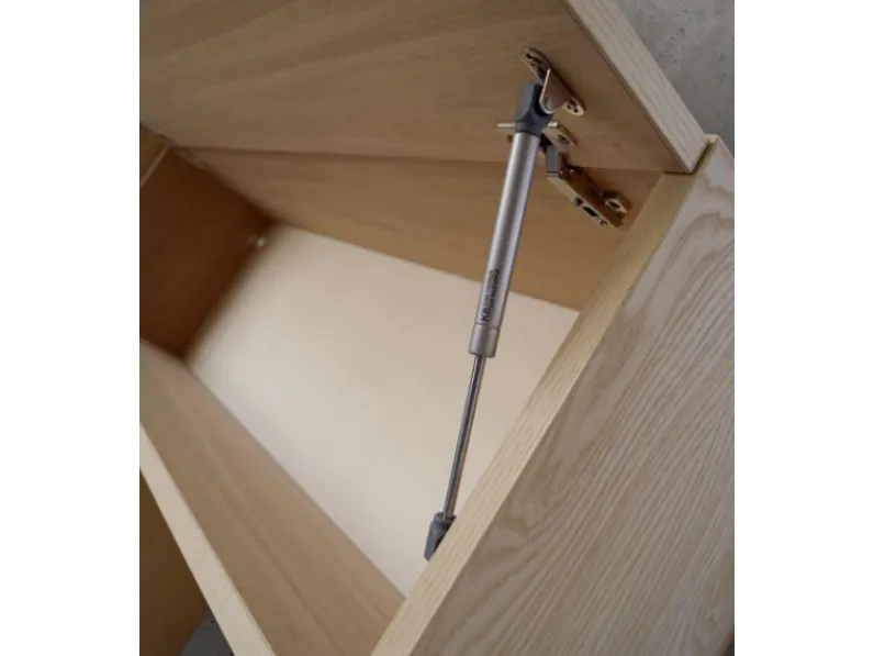 Soggiorno completo Allegra in frassino di Collezione esclusiva in legno in Offerta Outlet