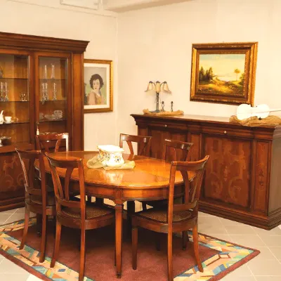 Soggiorno completo Ca' rezzonico di Collezione esclusiva in legno a prezzo Outlet