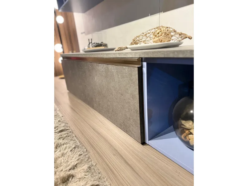 Soggiorno completo Fantasia di Gentili group in laccato lucido a prezzo scontato