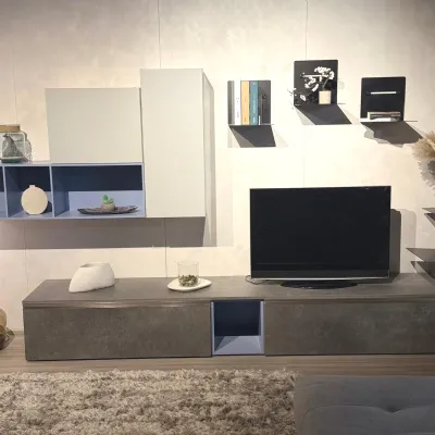 Soggiorno completo Fantasia di Gentili group in laccato lucido a prezzo scontato