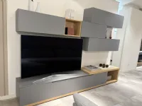 Soggiorno completo Filo di Orme in laminato opaco a prezzo Outlet