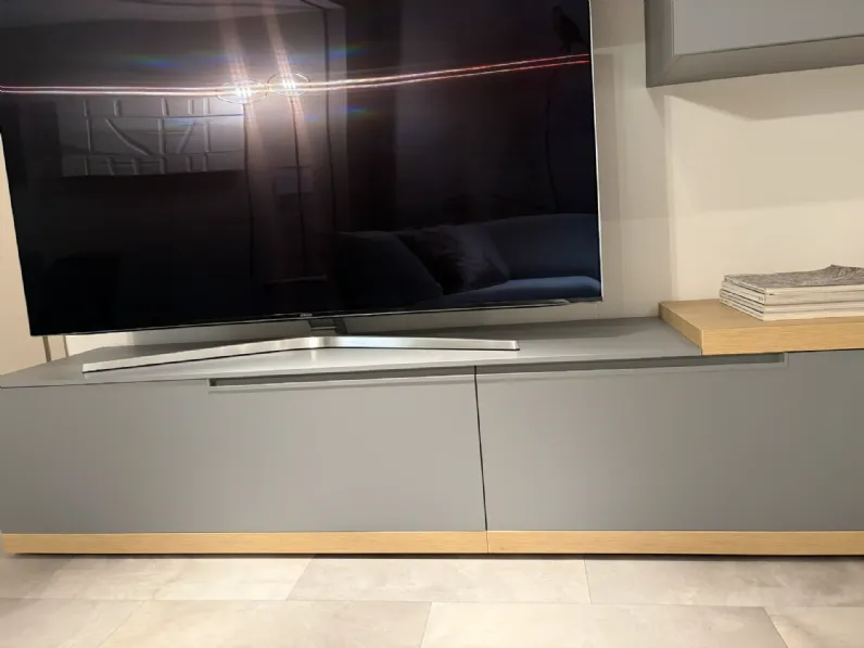 Soggiorno completo Filo di Orme in laminato opaco a prezzo Outlet
