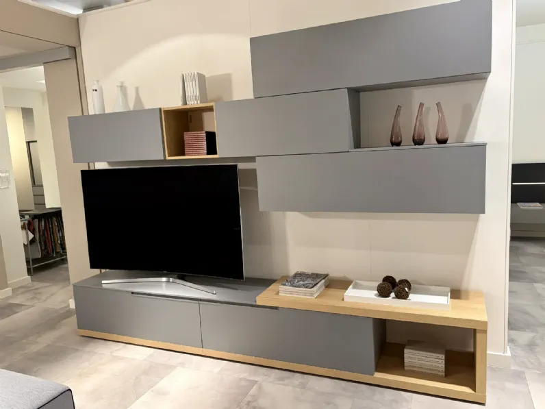 Soggiorno completo Filo di Orme in laminato opaco a prezzo Outlet