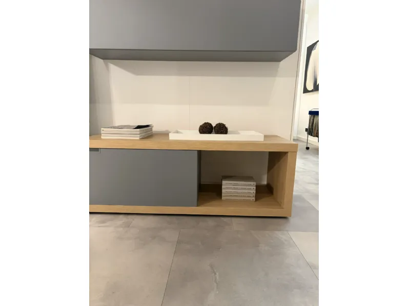 Soggiorno completo Filo di Orme in laminato opaco a prezzo Outlet