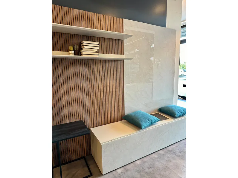 Soggiorno completo Horizon wall di Mobilgam in stile design a prezzi convenienti