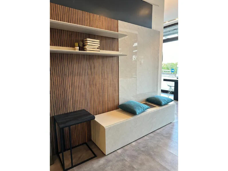 Soggiorno completo Horizon wall di Mobilgam in stile design a prezzi convenienti