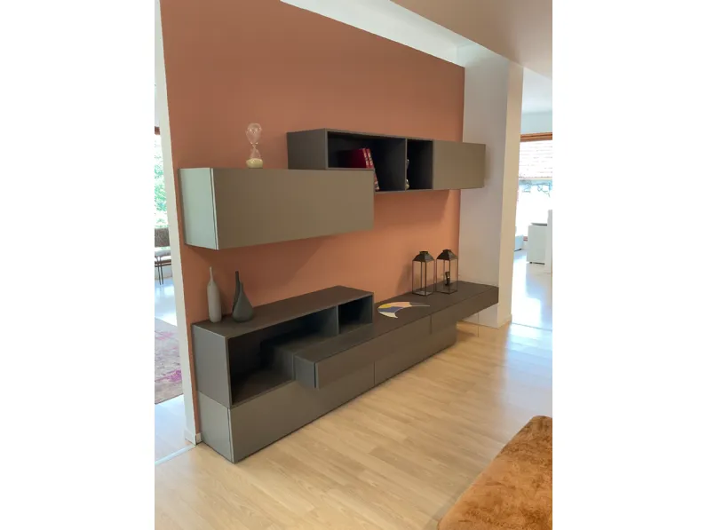 Soggiorno completo Lampo di Sangiacomo in stile design con forte sconto approfittane ora!