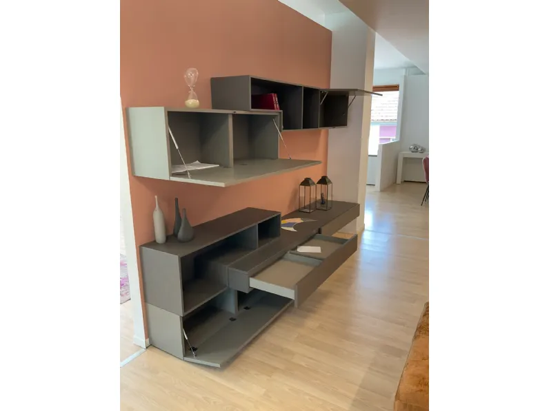 Soggiorno completo Lampo di Sangiacomo in stile design con forte sconto approfittane ora!