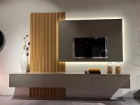 Soggiorno completo Lampo di Sangiacomo in stile design a prezzi outlet