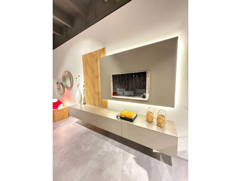 Soggiorno completo Lampo di Sangiacomo in stile design a prezzi outlet