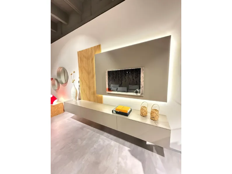 Soggiorno completo Lampo di Sangiacomo in stile design a prezzi outlet