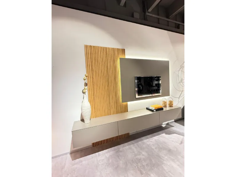 Soggiorno completo Lampo di Sangiacomo in stile design a prezzi outlet