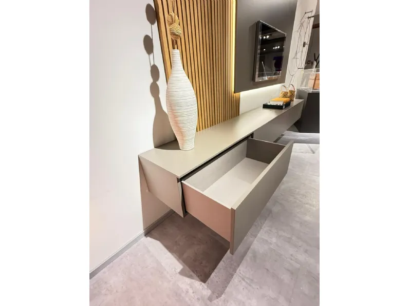 Soggiorno completo Lampo di Sangiacomo in stile design a prezzi outlet