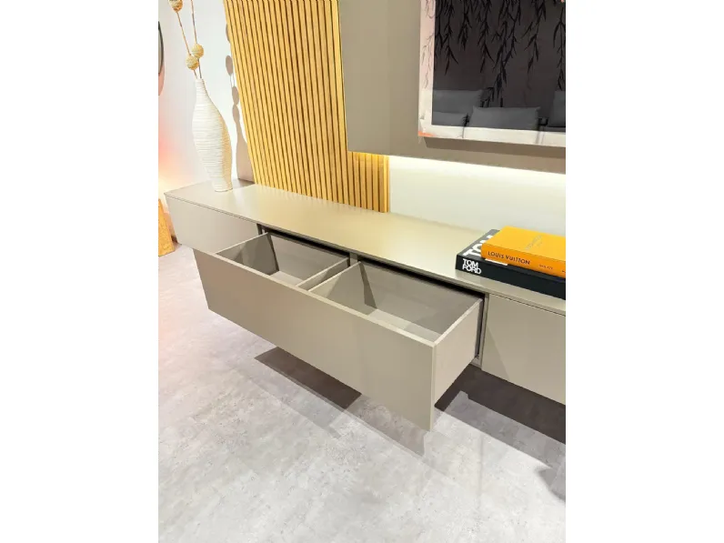 Soggiorno completo Lampo di Sangiacomo in stile design a prezzi outlet