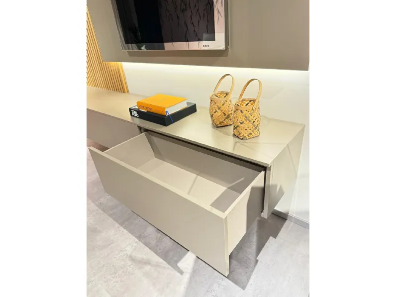 Soggiorno completo Lampo di Sangiacomo in stile design a prezzi outlet