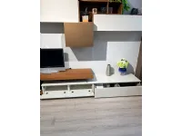 Soggiorno completo Lampo di Sangiacomo in laccato opaco a prezzo Outlet