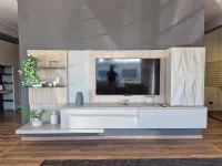 Composizione per il living modello Libeskind di Febal in Offerta Outlet