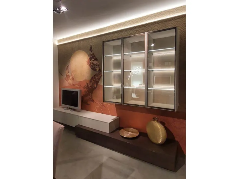 Soggiorno completo Luxury di Santalucia in laminato opaco in Offerta Outlet