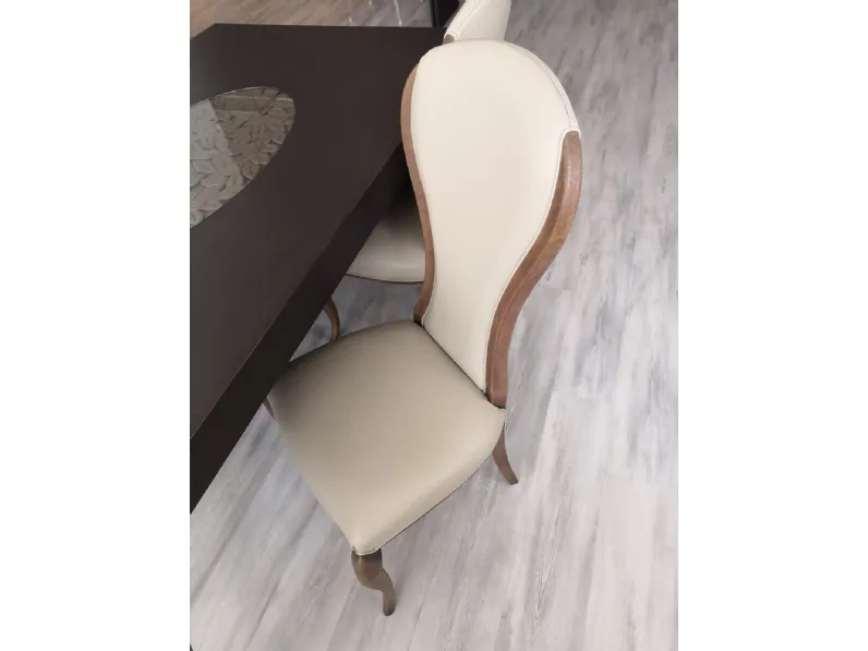 Soggiorno completo Arkeos di Vittorio grifoni in legno a prezzo Outlet