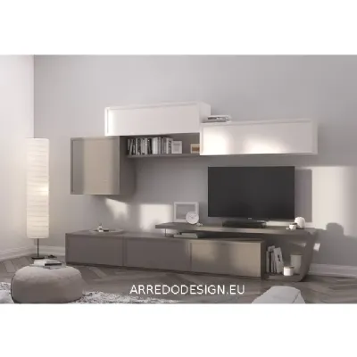 Composizione per il soggiorno modello Desi * di Fasolin a prezzo Outlet