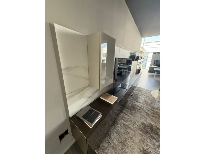 Soggiorno completo Lago parete tv 36e8 di Lago in stile design a prezzi convenienti