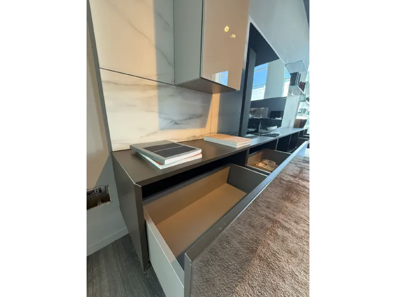 Soggiorno completo Lago parete tv 36e8 di Lago in stile design a prezzi convenienti