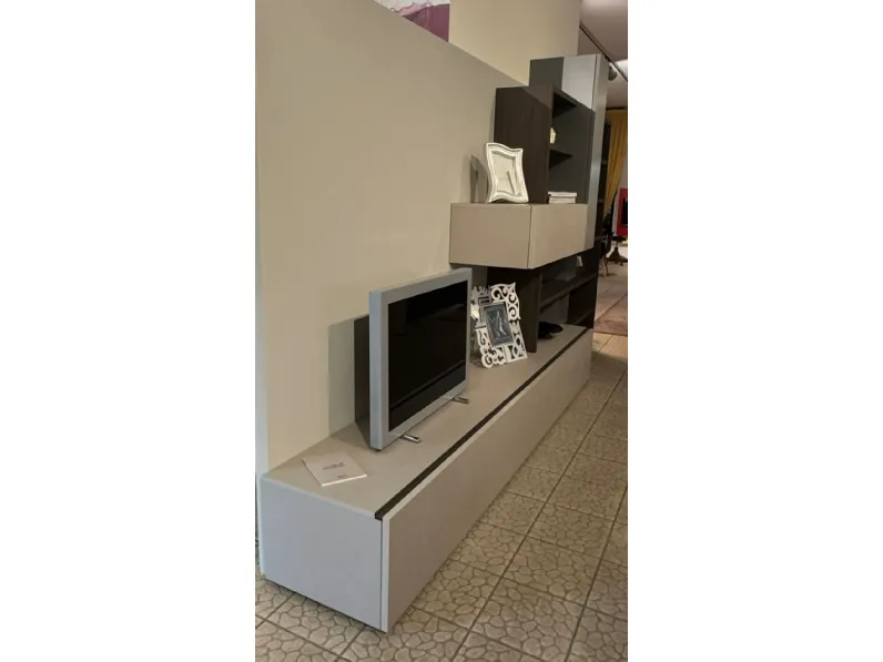 Composizione per la zona giorno modello Line up di Dielle modus a prezzo Outlet