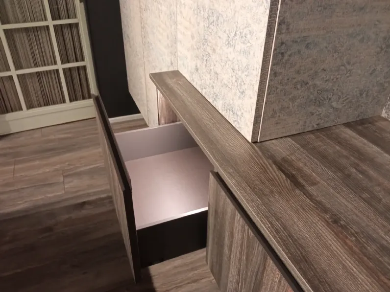 Soggiorno completo Living di Arrex in melamminico a prezzo scontato