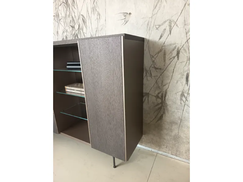 Soggiorno completo modello Logos in stile design di Molteni & c a PREZZI OUTLET 