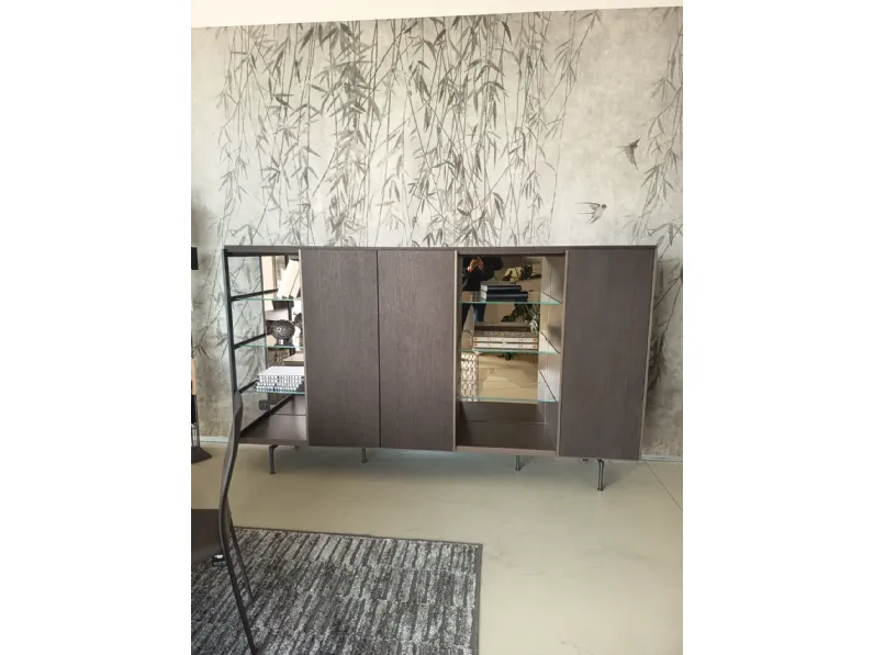 Soggiorno completo modello Logos in stile design di Molteni & c a PREZZI OUTLET 