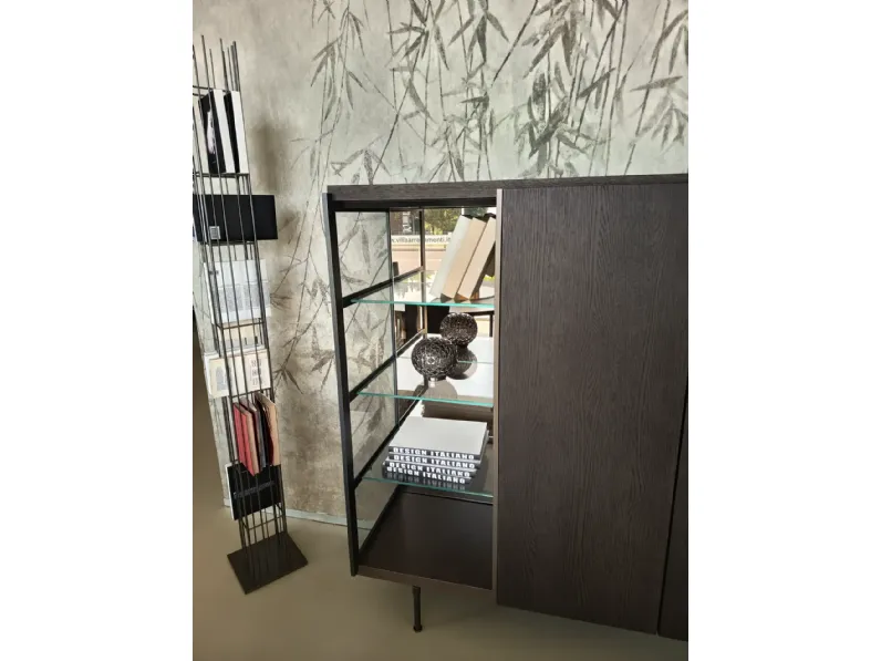 Soggiorno completo modello Logos in stile design di Molteni & c a PREZZI OUTLET 