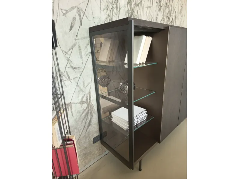 Soggiorno completo modello Logos in stile design di Molteni & c a PREZZI OUTLET 
