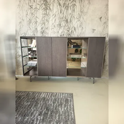 Soggiorno completo modello Logos in stile design di Molteni & c a PREZZI OUTLET 