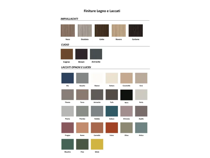 Soggiorno completo Orme day 19 di Orme in laminato materico a prezzo Outlet