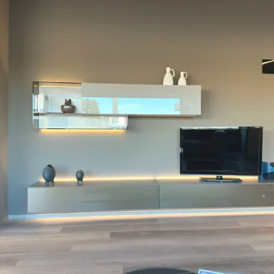 Soggiorno completo modello Parete tv 36e8 in stile design di Lago a PREZZI OUTLET 