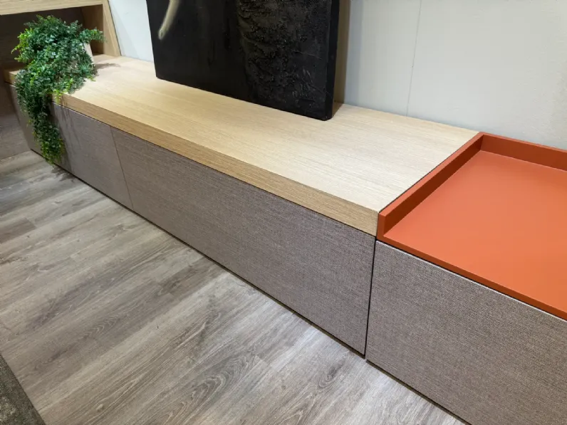 Composizione per il soggiorno modello Soggiorno angolare atlante di Tomasella in Offerta Outlet