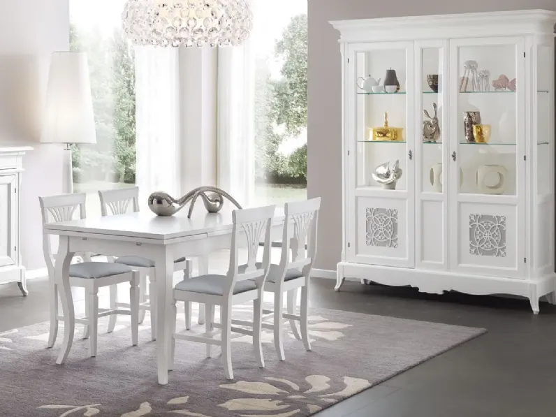 Soggiorno completo modello Soggiorno classico modello serena di Collezione esclusiva a prezzo Outlet