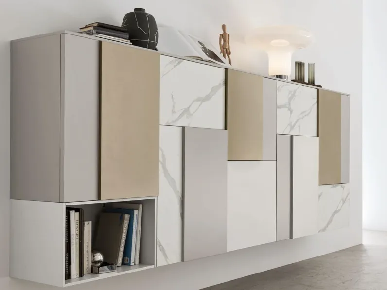 Soggiorno completo modello Soggiorno sm101  in stile design di Artigianale a PREZZI OUTLET 