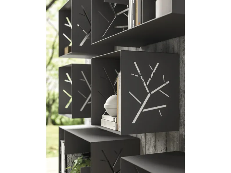 Composizione per il soggiorno modello Tree di Mobilia web in Offerta Outlet