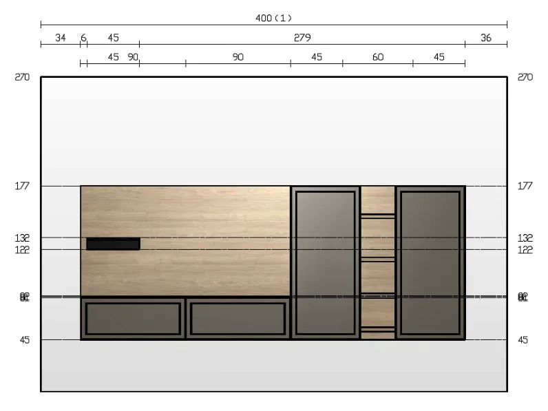 Soggiorno completo modello Sm012 di Imab in Offerta Outlet