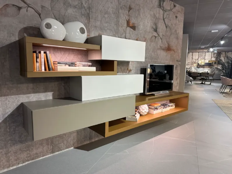 Composizione per il soggiorno modello Soggiorno mood di Sangiacomo a prezzo Outlet