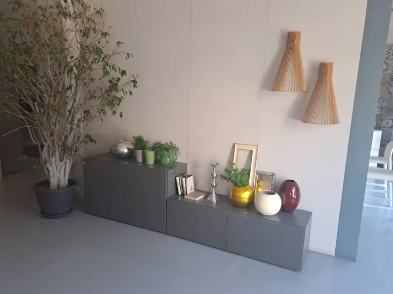 Soggiorno completo Spazio di Pianca in stile design con forte sconto