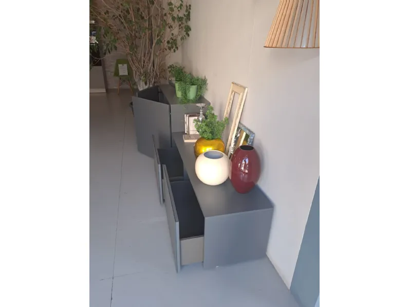 Soggiorno completo Spazio di Pianca in stile design con forte sconto