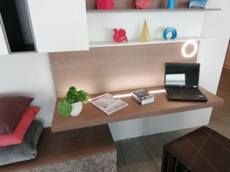 Soggiorno completo Unix di Maronese acf in melamminico a prezzo Outlet