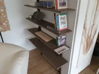 Libreria Artigianale in laccato opaco Mensole sospese a prezzo scontato