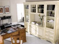 Libreria in legno stile classico Mobile-libreria mod.liberty scontato del 48% Artigianale